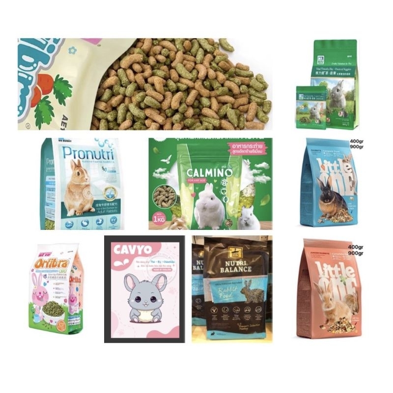 100g nén cao cấp cho thỏ dùng thử vị