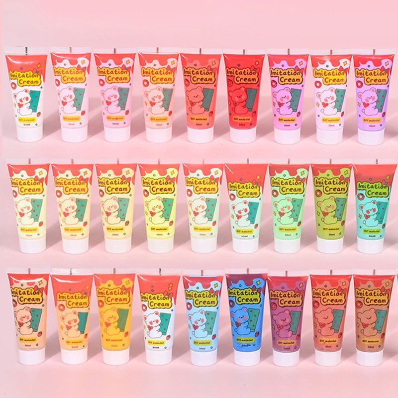 Kem keo trang trí  loại 1 siêu dễ thương DIY 50ml decor