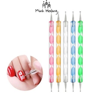 Set 5 cây bút chấm bi nail nhiều cỡ vẽ hình bông hoa rất nhanh