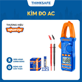 Kìm đo AC kỹ thuật số Wadfow WDM6501 ampe kìm 200A 2000 số đếm đồng hồ đo điện vạn năng Wadfow chính hãng - Thinksafe