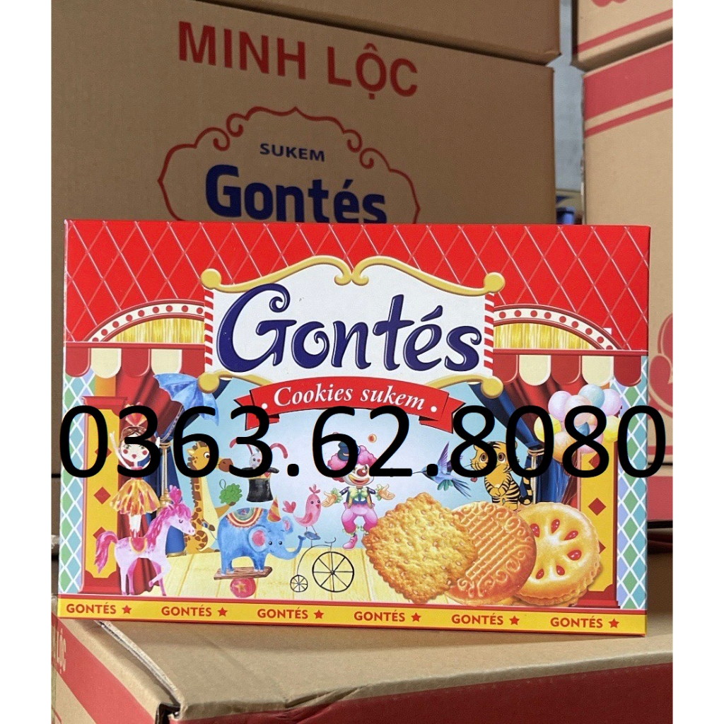 DATE MỚI-Bánh hộp giấy Cookies Sukem - Hàng tết 2024