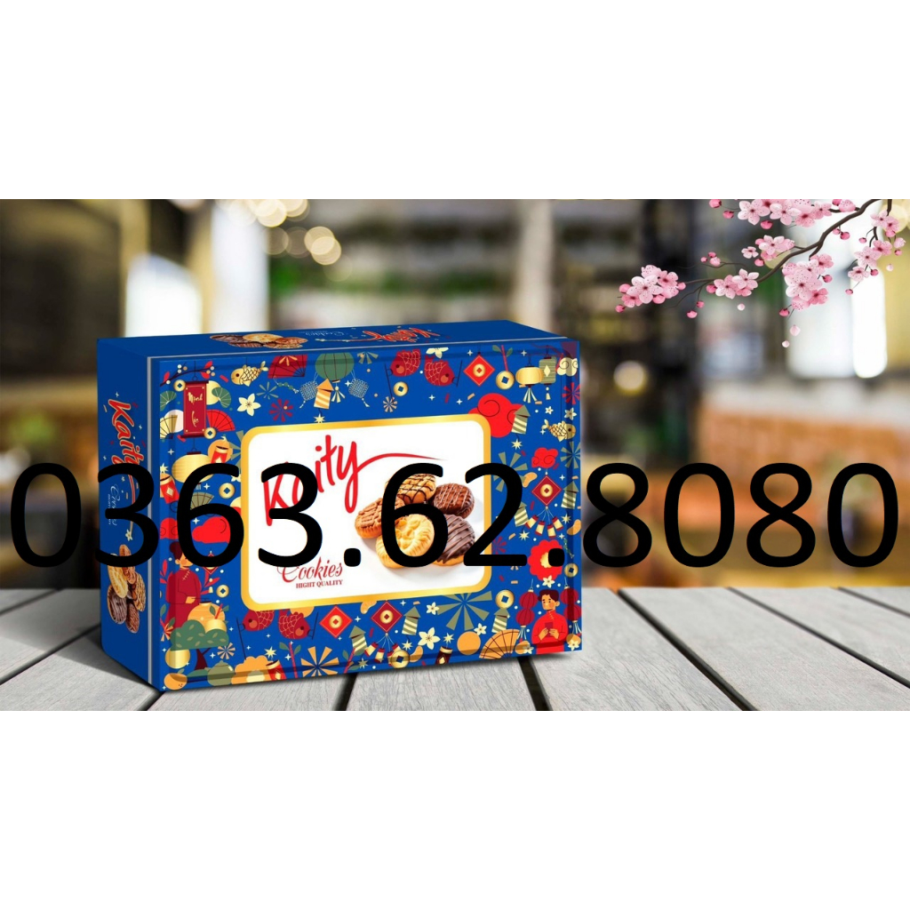 DATE MỚI-Bánh hộp giấy Cookies Sukem - Hàng tết 2024