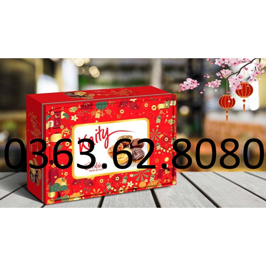 DATE MỚI-Bánh hộp giấy Cookies Sukem - Hàng tết 2024