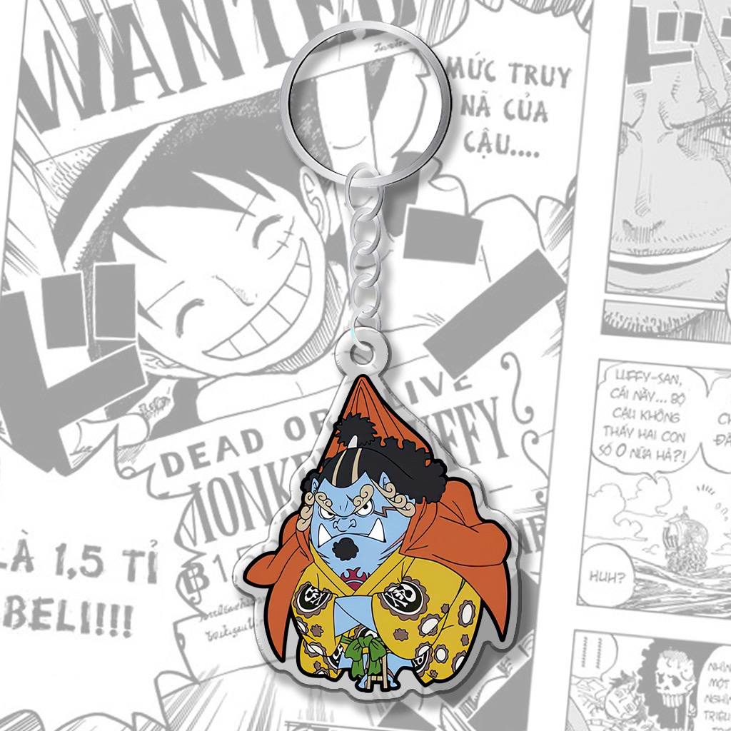 Móc khóa One Piece Luffy Ace treo ngược siêu cute dành tặng bạn bè