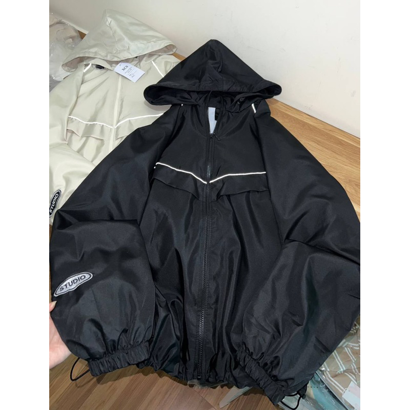 ÁO KHOÁC GIÓ 2 LỚP PHẢN QUANG LOGO THÊU PHONG CÁCH HÀN QUỐC TPP FASHION