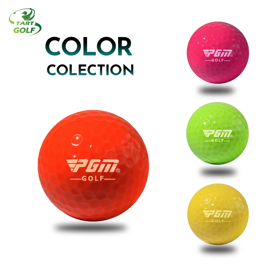Bóng Golf Màu Sắc PGM, Bóng Golf Luyện Tập, Bóng Gofl Đánh Ngoài Sân, 2 Lớp Bền Bỉ, Bay Xa