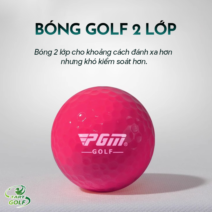 Bóng Golf Màu Sắc PGM, Bóng Golf Luyện Tập, Bóng Gofl Đánh Ngoài Sân, 2 Lớp Bền Bỉ, Bay Xa