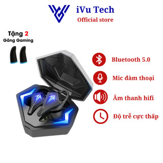 Tai Nghe Bluetooth K9 Gaming Không Dây Độ Trễ Cực Thấp Cảm Ứng Chạm Kết Nối Dễ Dàng Được Bảo Hành 6 Tháng