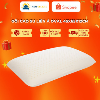 Gối Cao Su Oval Liên Á Size Lớn 45*65*12cm