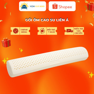 Gối Ôm Cao Su Liên Á, Giá rẻ, Siêu Êm 35x100x18cm