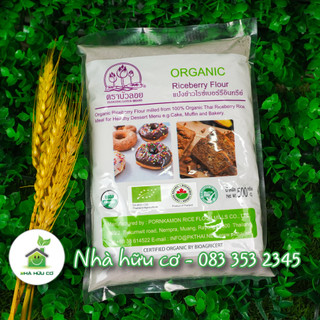 Bột gạo lứt đen hữu cơ 500g/100g - date: 9/7/2025 - nhà hữu cơ