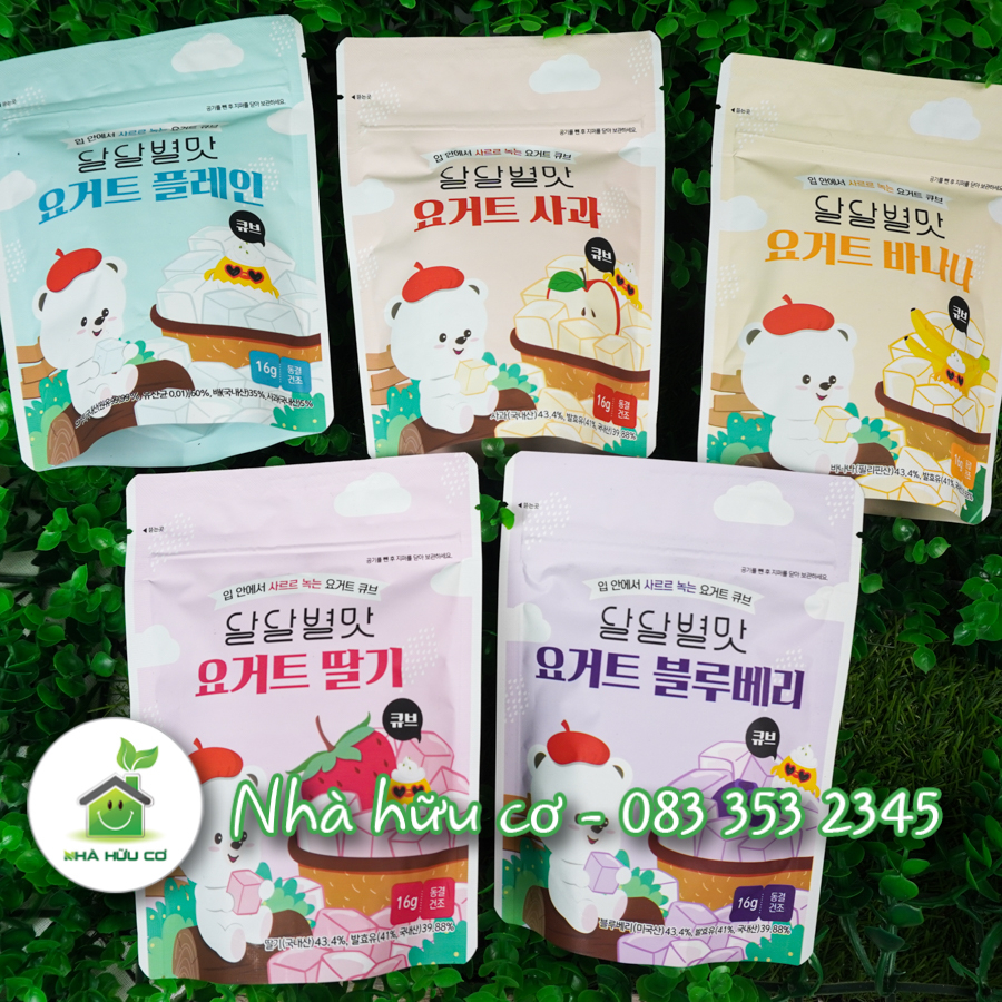 FLASH SALE - Date: 8/2024 - Sữa chua khô hoa quả sấy lạnh SAMTO - Nhà hữu cơ