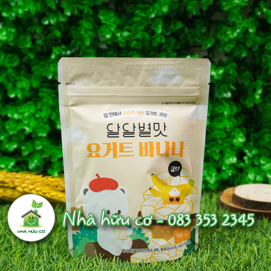 FLASH SALE - Date: 8/2024 - Sữa chua khô hoa quả sấy lạnh SAMTO - Nhà hữu cơ