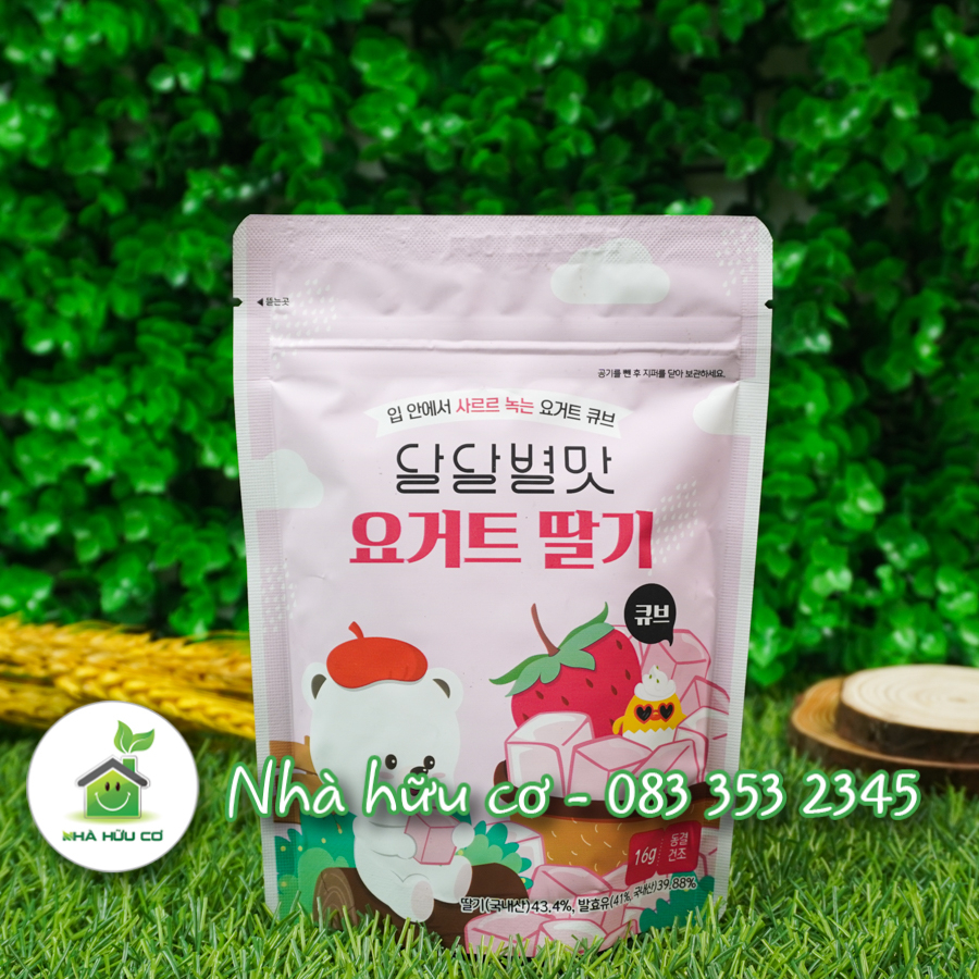 FLASH SALE - Date: 8/2024 - Sữa chua khô hoa quả sấy lạnh SAMTO - Nhà hữu cơ