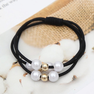 Dây buộc tóc Handmade đính ngọc trắng
