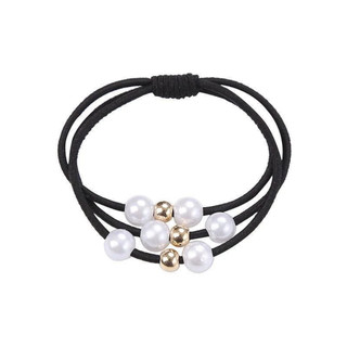 Dây buộc tóc Handmade đính ngọc trắng