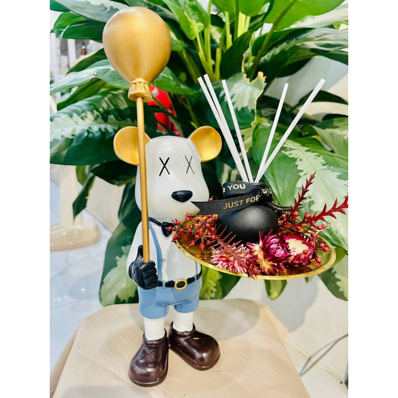 Khay để bánh kẹo, đồ trang sức hình gấu hoạt hình deco