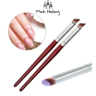 Cọ ombre cán gỗ đầu chéo lông mềm dễ sử dụng