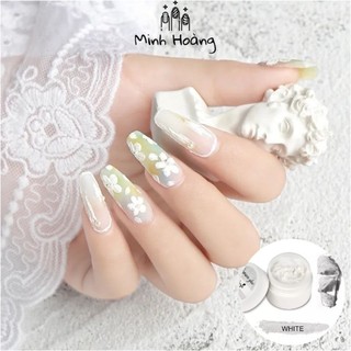 Gel xi măng nail - gel vẽ nổi tạo hiệu ứng thạch cao