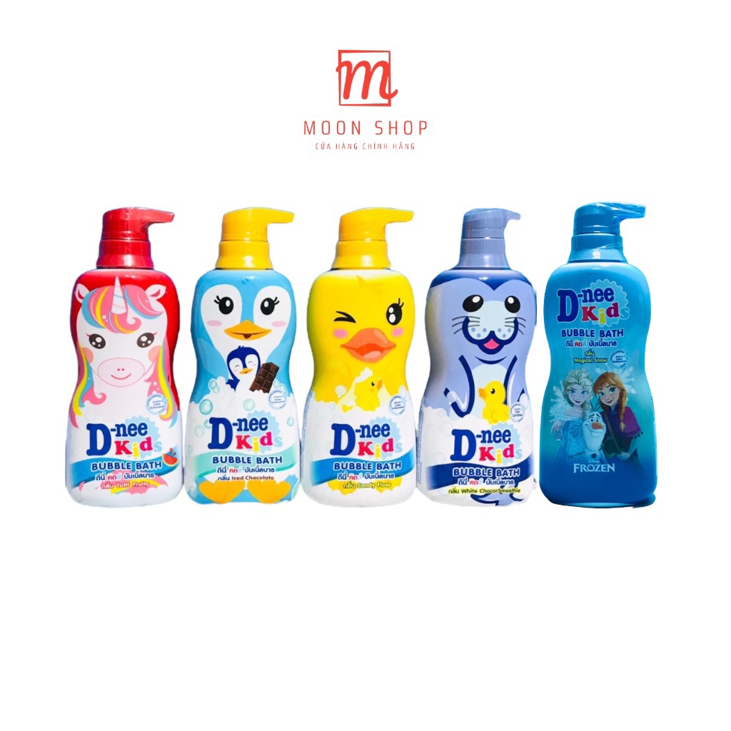 Sữa tắm gội toàn thân trẻ em Dnee kids nội địa Thái Lan Bubble bath 400ml  Moonshop