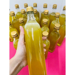 Combo 10 chai thuỷ tinh vuông nắp nhôm 500ML