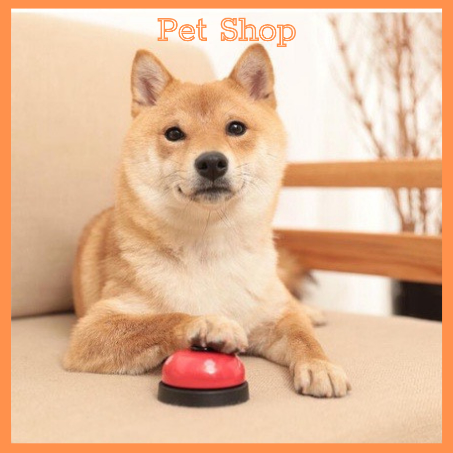 Chuông Bấm Huấn Luyện Gọi Cho Chó Mèo Thú Cưng Pet Lúc Đi Xin Ăn, Đi  Vệ Sinh Chuông Bấm Để Bàn Giải Trí, Màu Sắc CuTe