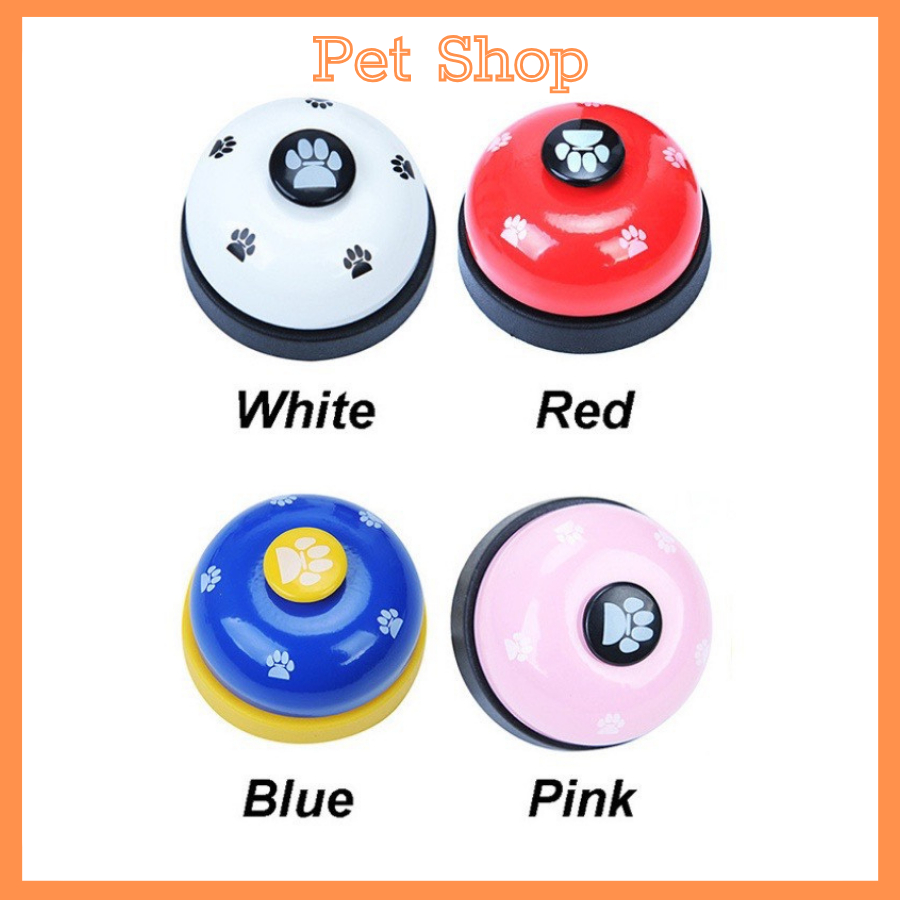 Chuông Bấm Huấn Luyện Gọi Cho Chó Mèo Thú Cưng Pet Lúc Đi Xin Ăn, Đi  Vệ Sinh Chuông Bấm Để Bàn Giải Trí, Màu Sắc CuTe