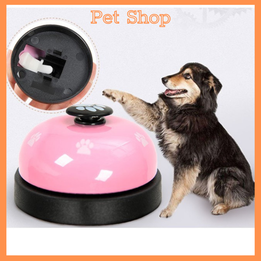 Chuông Bấm Huấn Luyện Gọi Cho Chó Mèo Thú Cưng Pet Lúc Đi Xin Ăn, Đi  Vệ Sinh Chuông Bấm Để Bàn Giải Trí, Màu Sắc CuTe