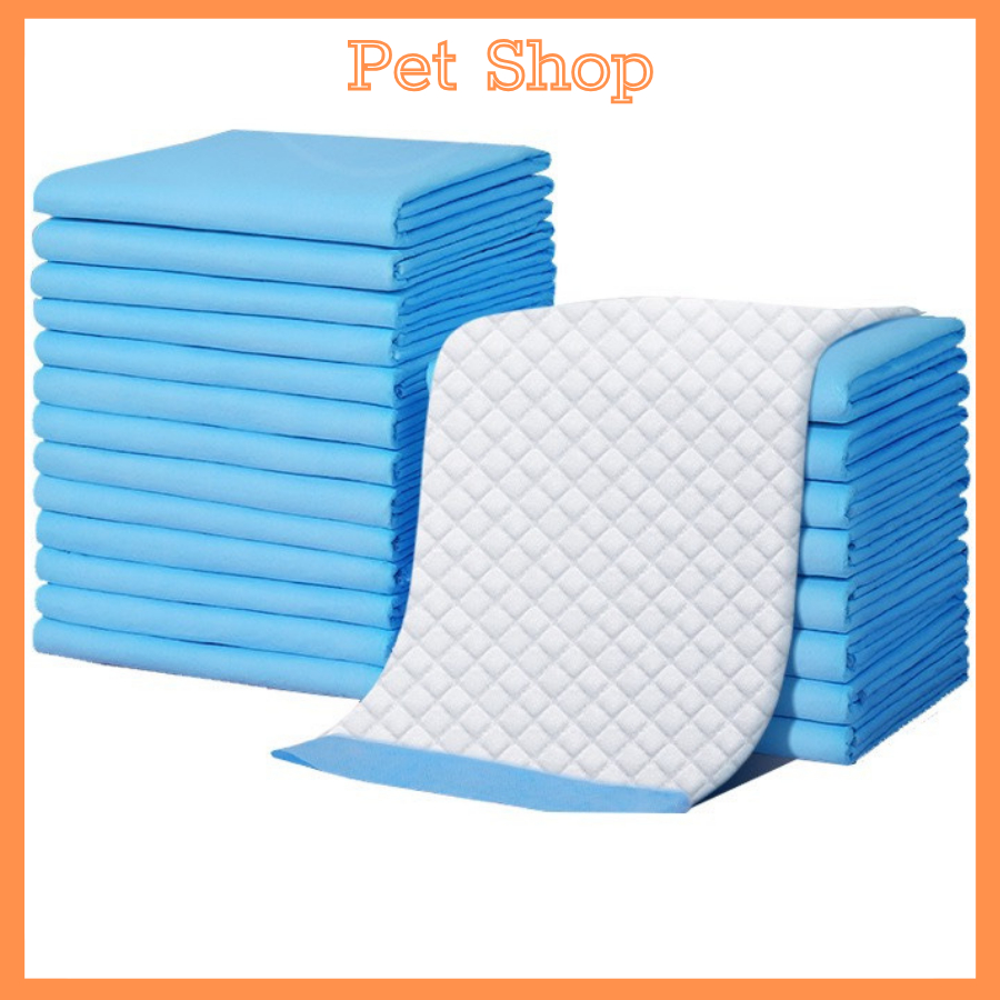 Tã Lót Vệ Sinh Huấn Luyện Cho Chó Mèo Thú Cưng Siêu Thấm Hút Khử Mùi Đa NăngTốt Size L M S Lót Chuồng Khay Tiện Lợi