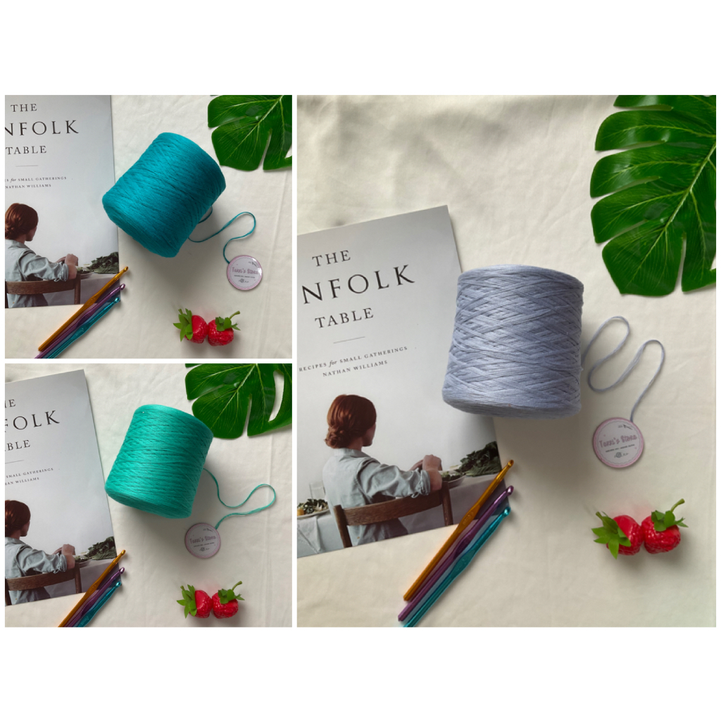 Yarn - Sợi Cotton Ấn - Đan móc sản phẩm mùa hè - Sợi chập - Sợi siêu mền, nhẹ và mát