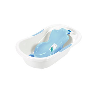 Chậu tắm/Thau tắm trẻ em Notoro Inochi - Nhựa PP, Ag+ kháng khuẩn, an toàn cho bé, thiết kế thông minh