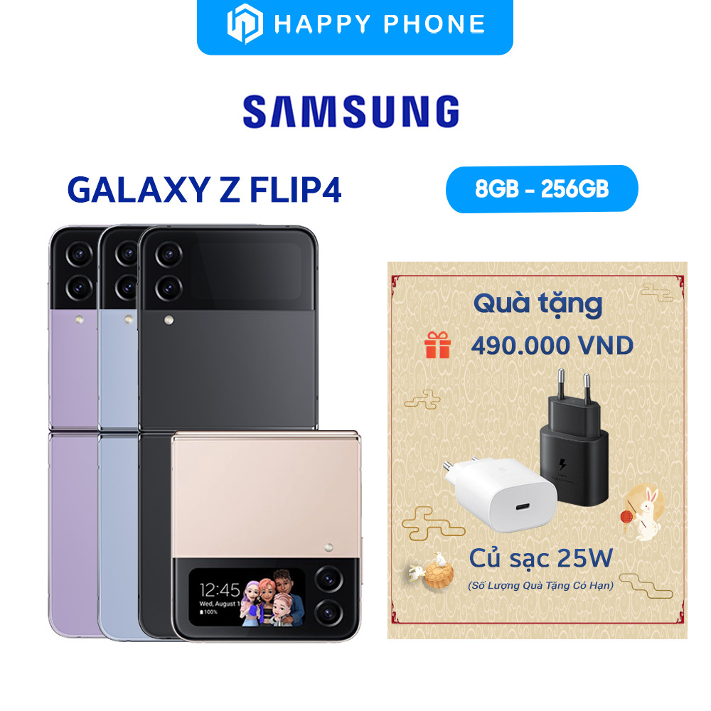 Điện Thoại Samsung Galaxy Z Flip4 - Hàng Chính Hãng, Mới 100%, Nguyên seal