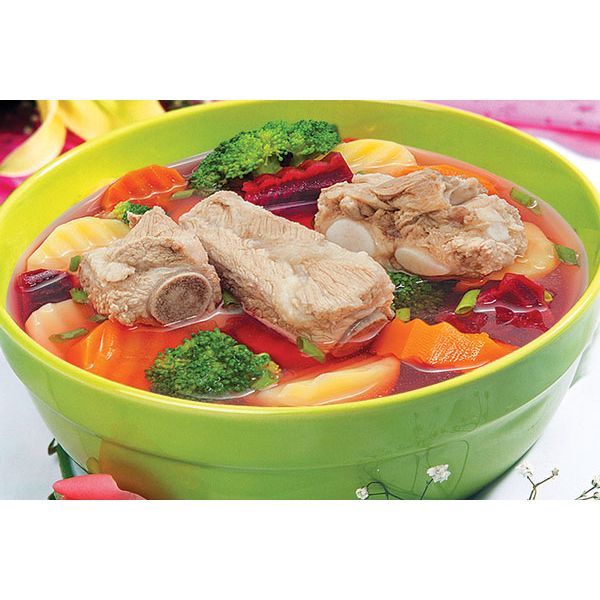 Sườn non heo tươi C.P khay 300gr/sườn thăn heo CP tươi sạch