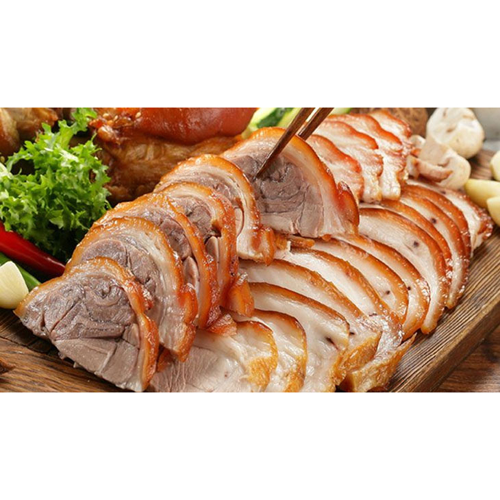 Thịt bắp giò heo CP khay 300gr  thịt heo CP tươi sạch