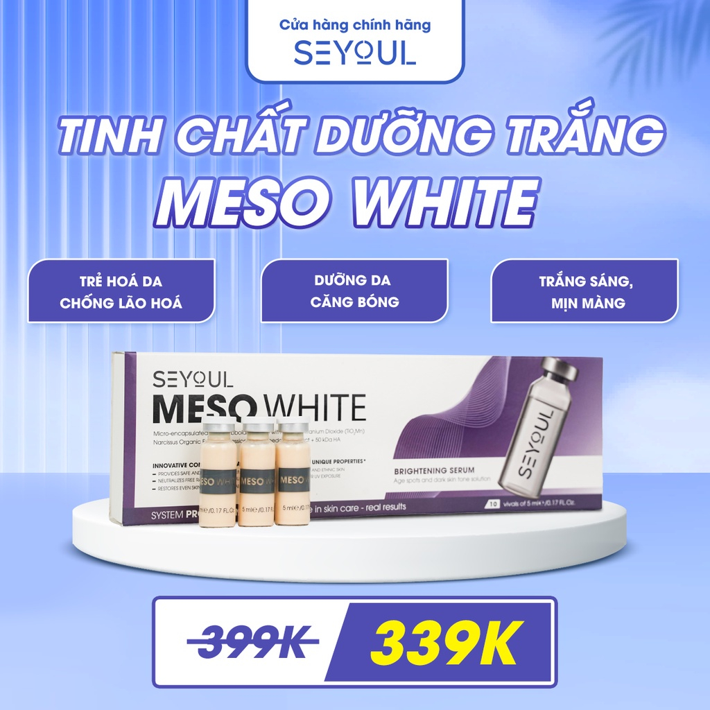 Tinh chất cấy trắng Meso White - thương hiệu Seyoul