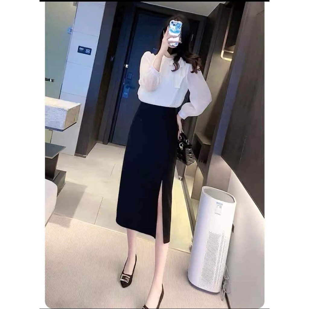 CHÂN VÁY XẺ TÀ GU NHẬT SALE