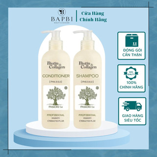 Bộ Dầu Gội Xả Biotin Collagen Giảm Rụng Tóc Cho Tóc Chắc Khỏe 500ml Và 1000ml