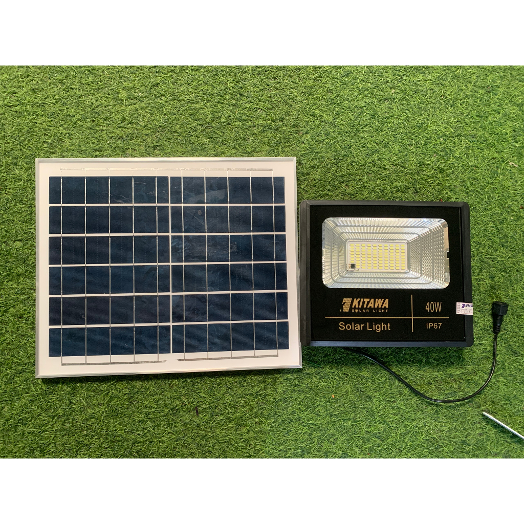 Đèn pha năng lượng mặt trời 25w Kitawa DP125