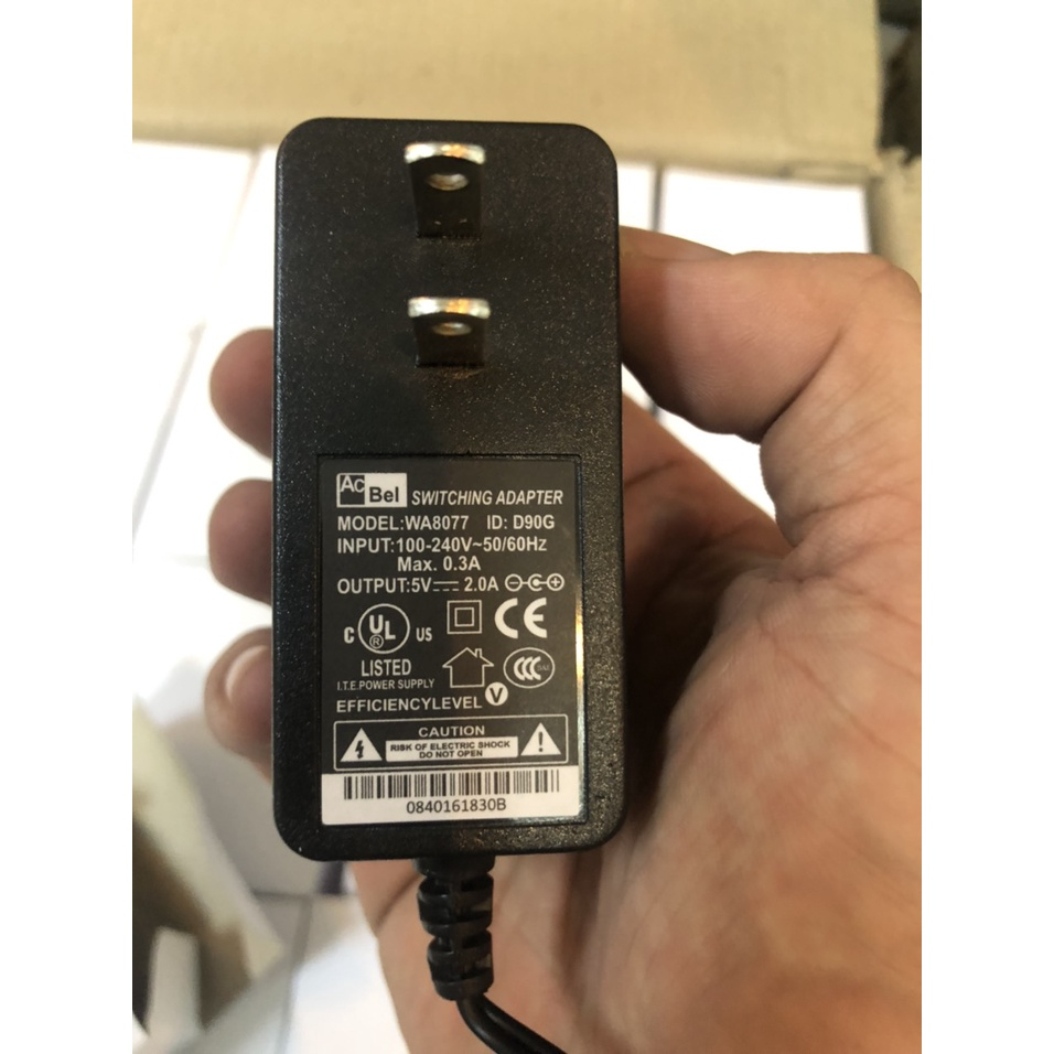 Nguồn 5V2A Acbel Chân To 5.5x2.5 Chính Hãng Độ Bền Cao 5V2A Acbel, 5V 2A Acbel, 5V-2A Acbel