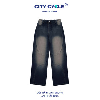 Quần Jeans Local Brand Golem City Cycle ống suông form rộng oversize unisex