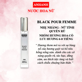 Nước hoa nữ ANHANH Black Pour Femme -  Hương thơm gợi cảm, khiêu khích