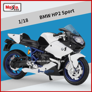 Xe Mô Hình Moto BMW HP2 Sport Tỉ Lệ 1:18  - Maisto - 8758