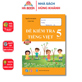 Sách - Đề kiểm tra TIẾNG VIỆT Lớp 5 - Học Kì 1 - 1 quyển - Q 504