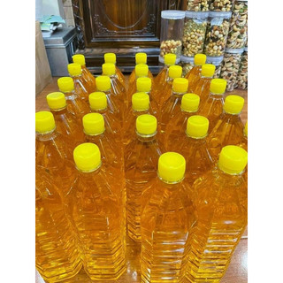 Dầu lạc nguyên chất -ép thủ công , bán lấy tương tác 5 sao