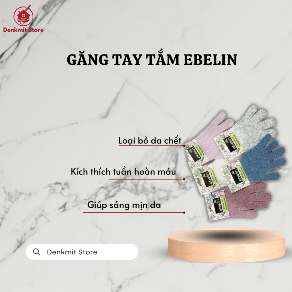 Găng tay tắm Ebelin - Hàng Đức – Denkmit Store