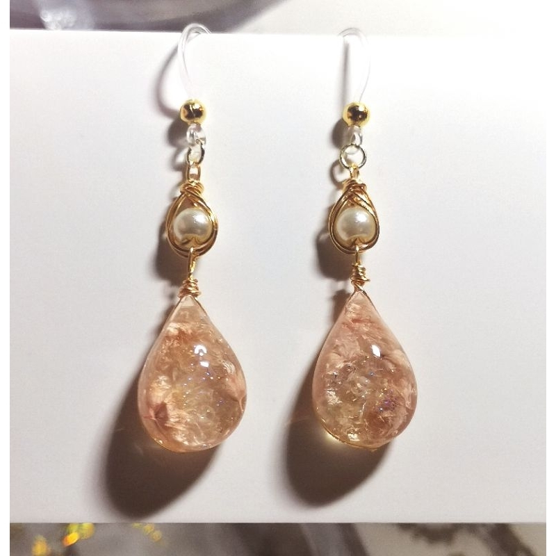 Khuyên Tai Nhiều Mẫu Màu Hồng Pastel Handmade