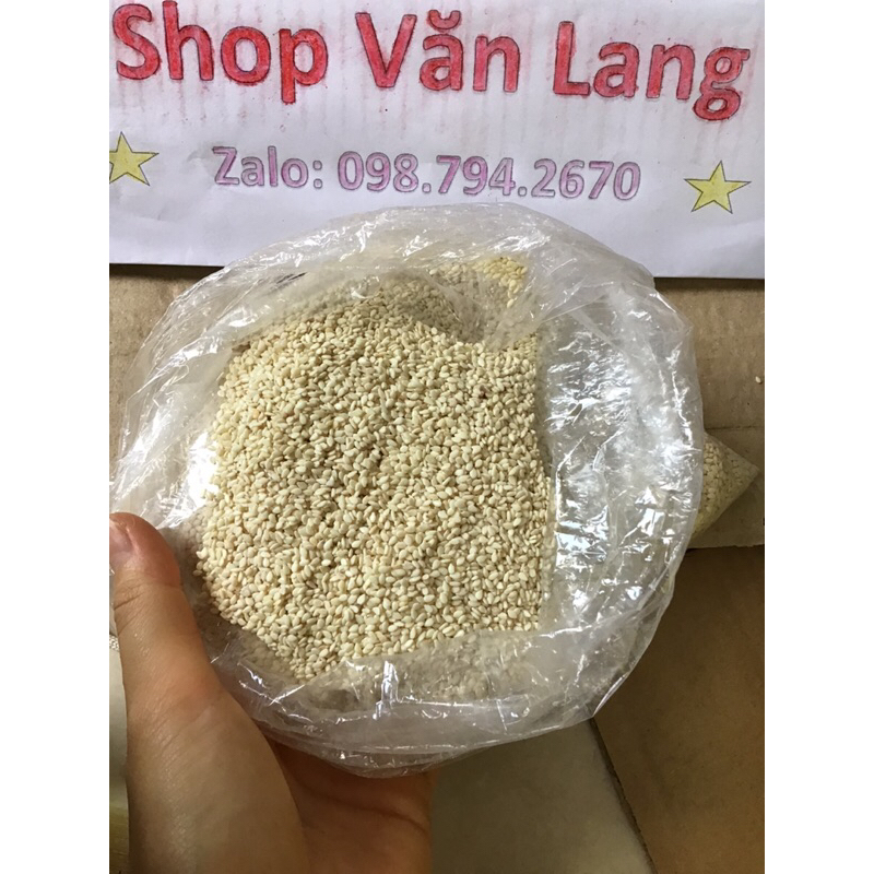 500gram vừng nõn chưa rang - nhân hạt vừng trắng