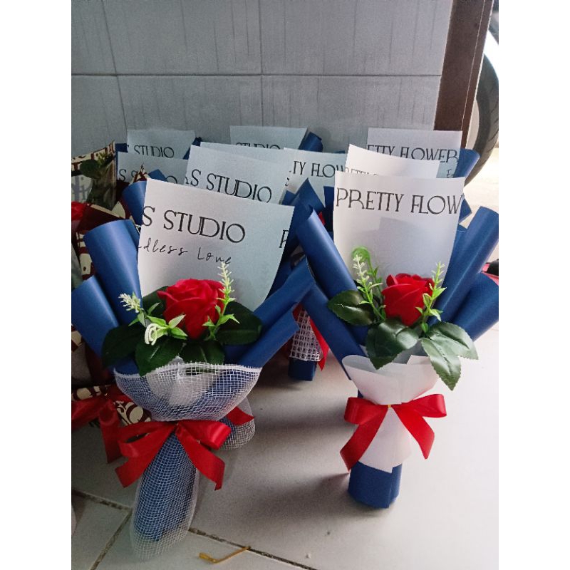 Hoa hồng sáp 1bông sỉ y thật