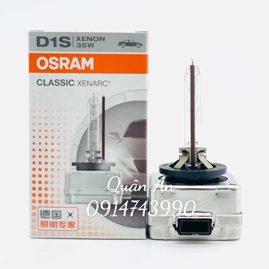 Bóng đèn Xenon OSRAM Classic Xenon D1S- D2S- D3S- D4S- D2R 12V 35W dùng cho đèn pha ô tô tiêu chuẩn HID 4300K