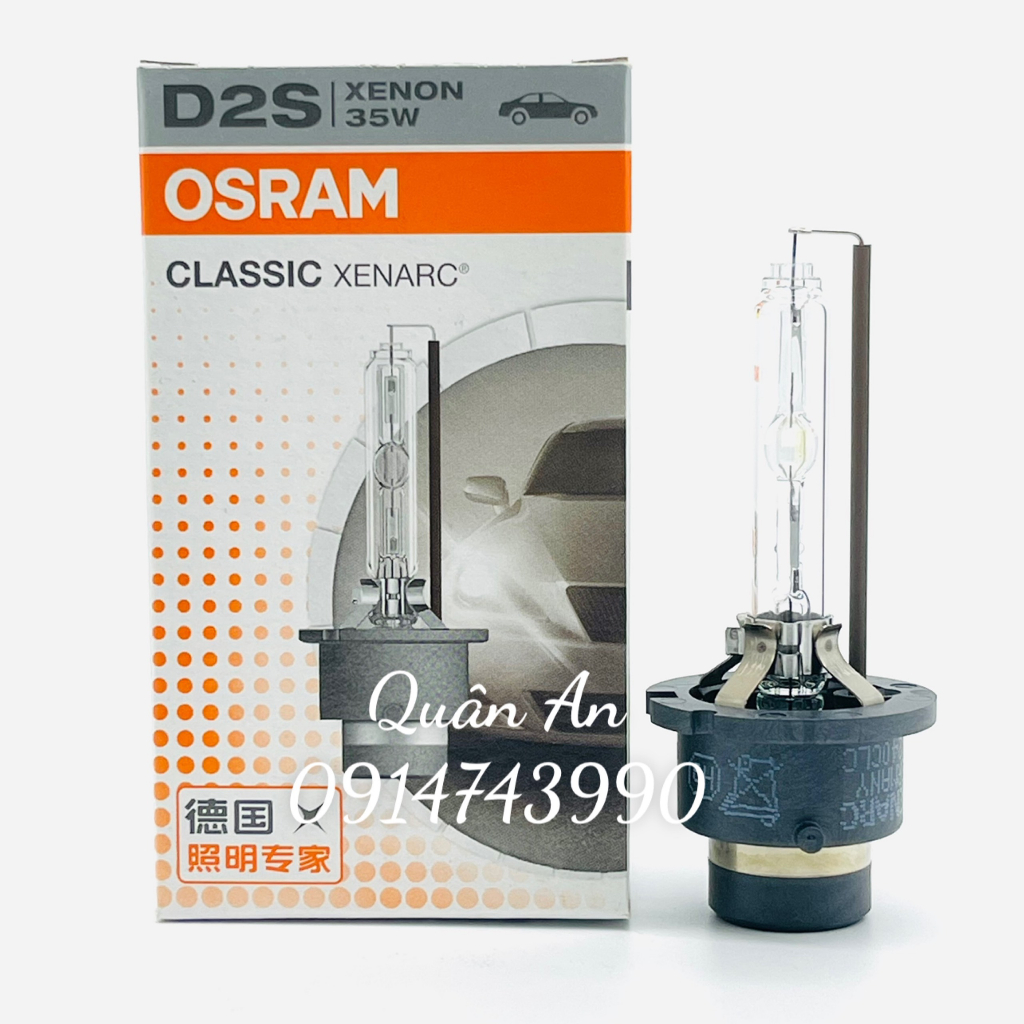 Bóng đèn Xenon OSRAM Classic Xenon D1S- D2S- D3S- D4S- D2R 12V 35W dùng cho đèn pha ô tô tiêu chuẩn HID 4300K